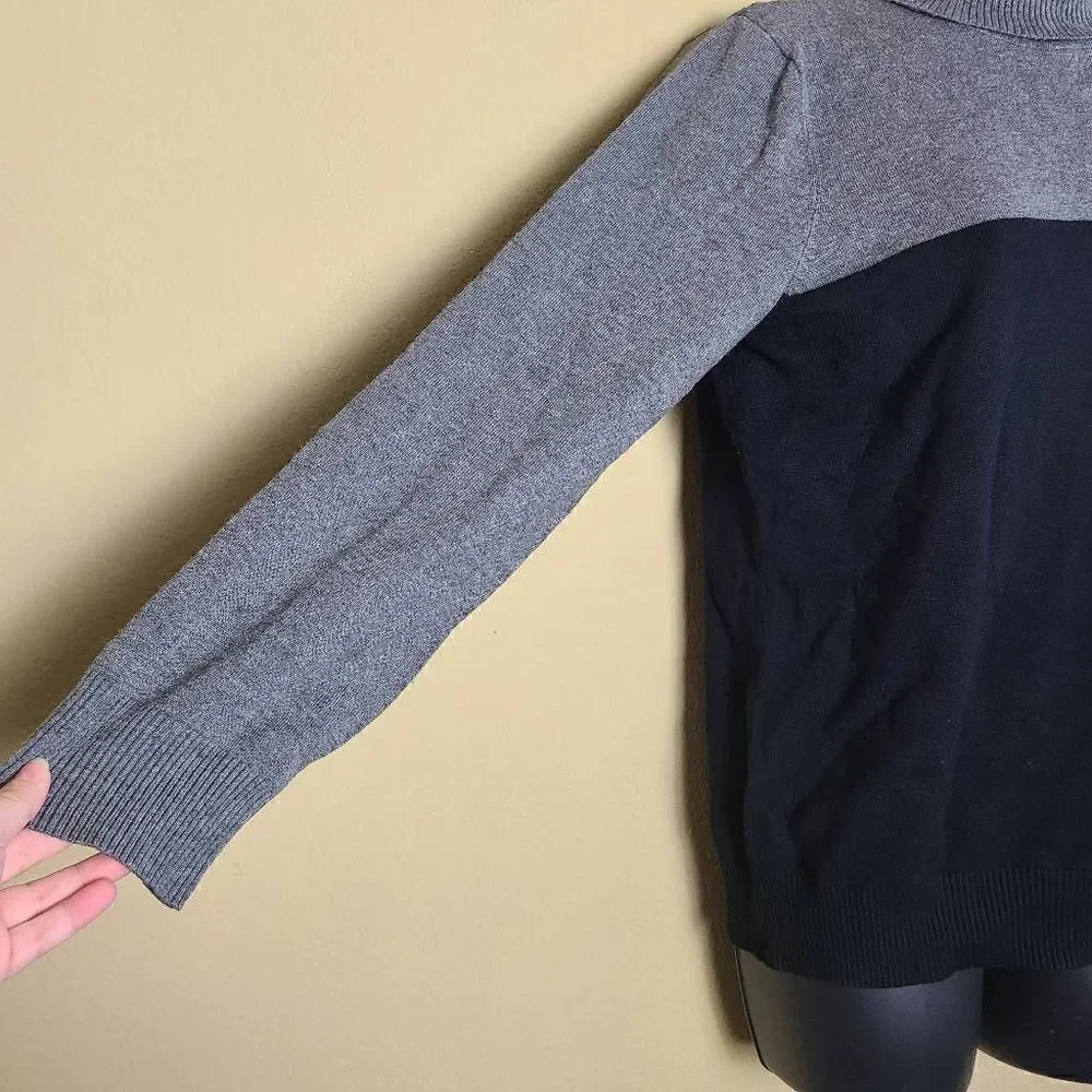 Joseph A. Colorblock Turtleneck Sweater